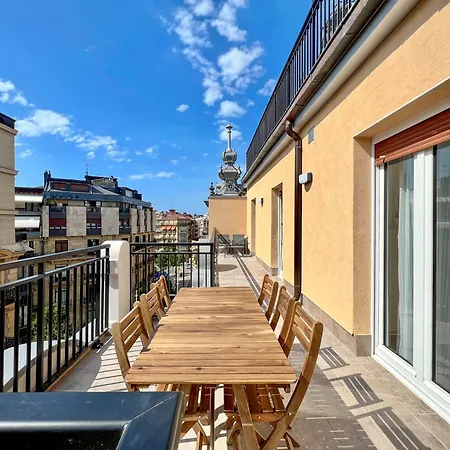 公寓 City Center- Penthouse With Terrace *